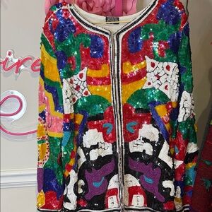 Colorful Sequin Jacket